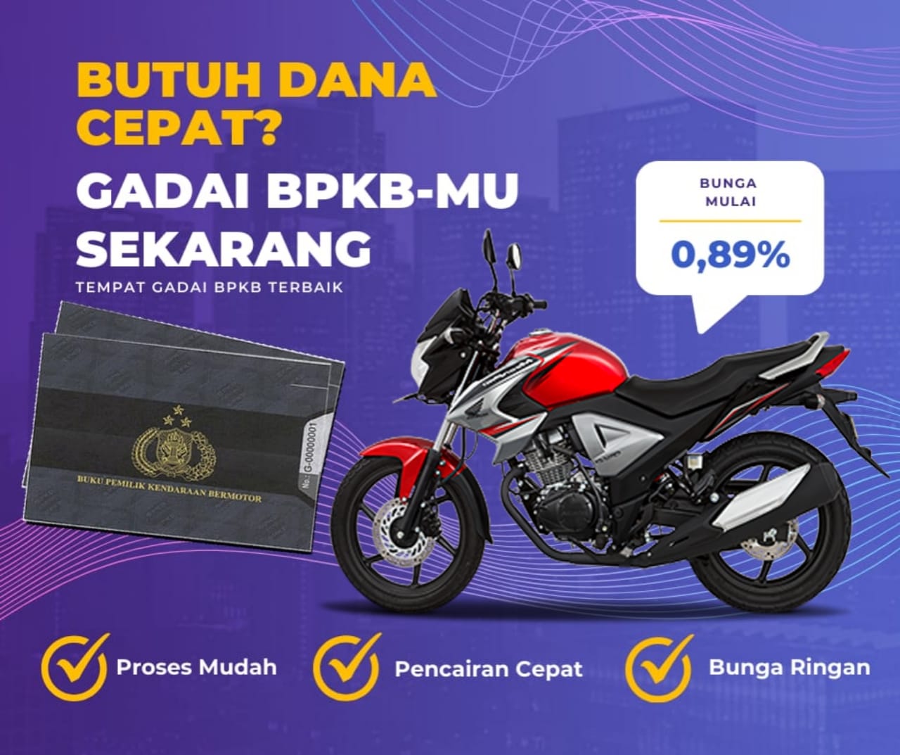 Kredit Jaminan Bpkb Motor Honda Megapro Lbp Dapat Dana Berapa? Seperti Ini Simulasinya